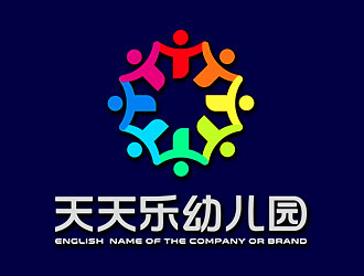 天天樂(lè)幼兒園logo設(shè)計(jì)