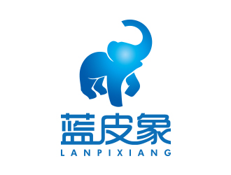 孫金澤的藍皮象logo設計