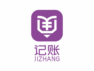 何嘉健的記賬logo設(shè)計(jì)