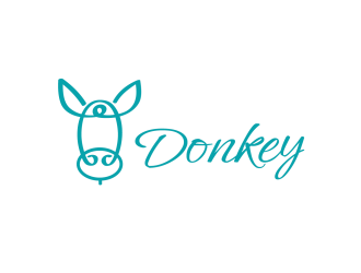 安冬的Donkey 手繪線條logologo設計