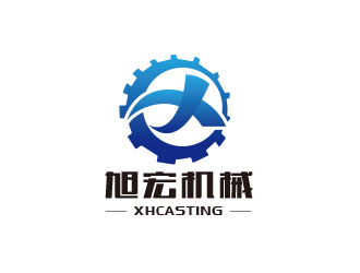 朱紅娟的旭宏機械制造logo設計