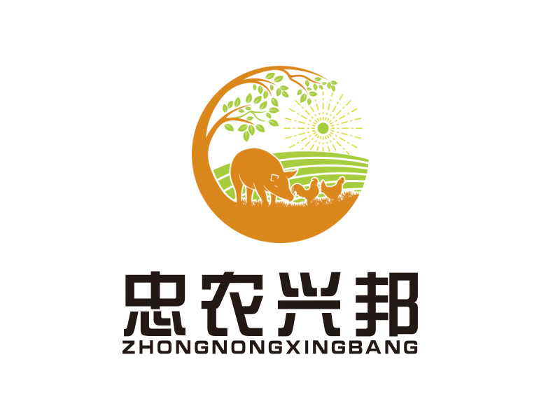 李正東的忠農(nóng)興邦logo設計