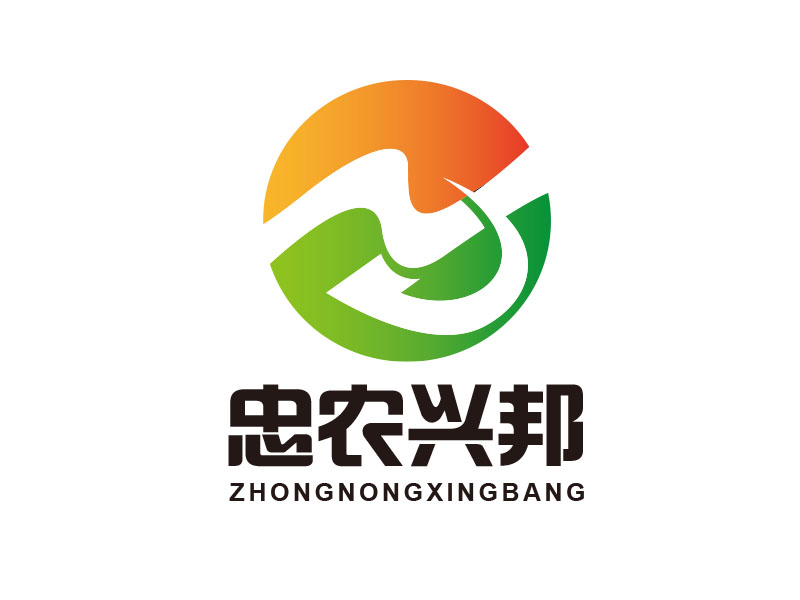 朱紅娟的忠農(nóng)興邦logo設計