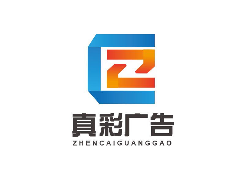 朱紅娟的真彩廣告傳媒logo設計