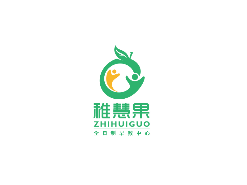 稚慧果logo設(shè)計