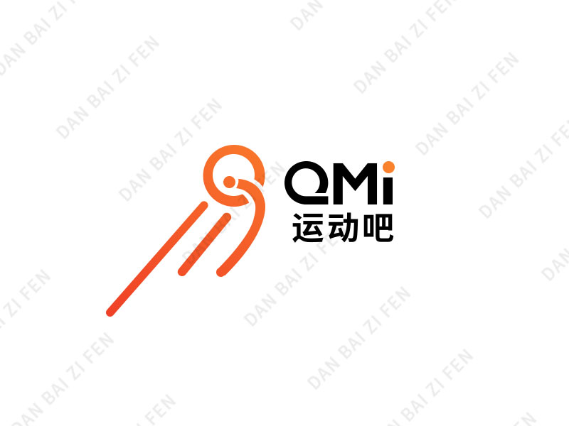 印蕾的QMIsport全民健身logo設計