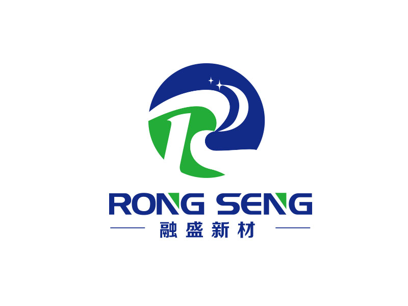 朱紅娟的融盛新材  RONG SENGlogo設(shè)計(jì)