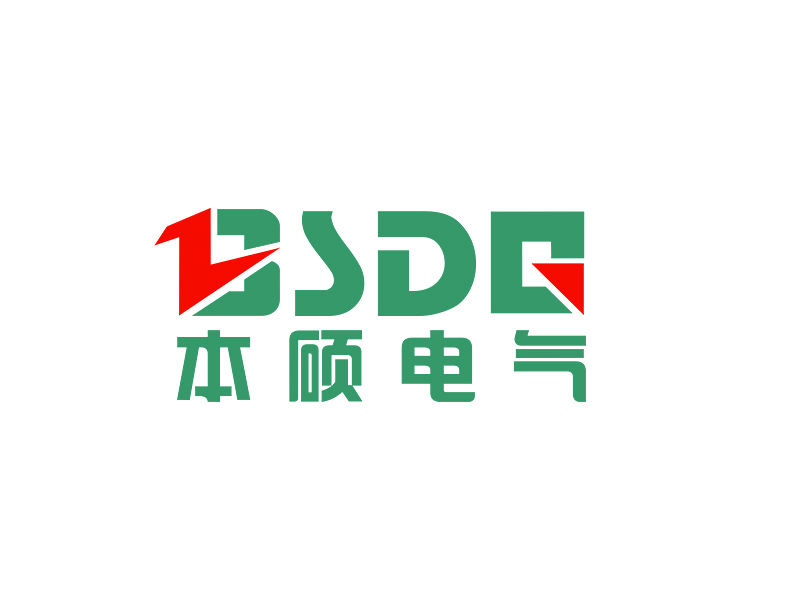 李杰的BSDQ/本碩電氣logo設(shè)計