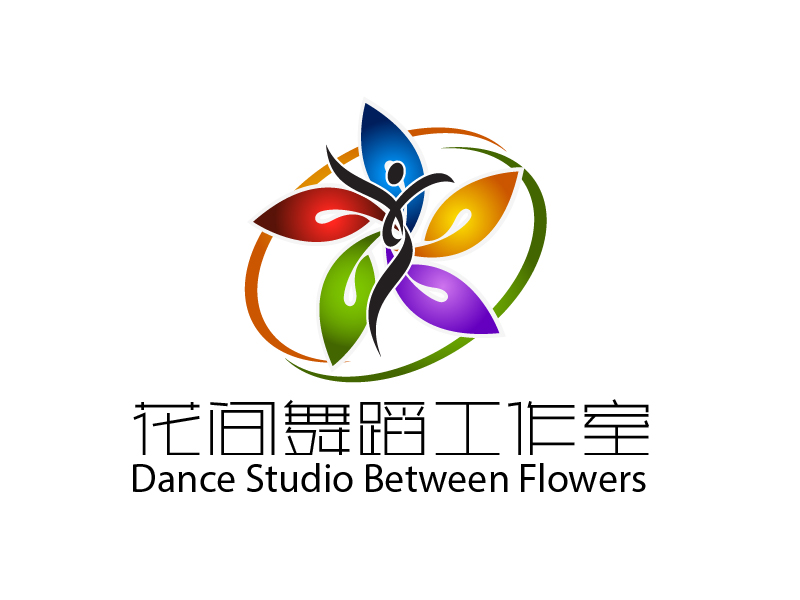 曉熹的花間舞蹈工作室logo設計