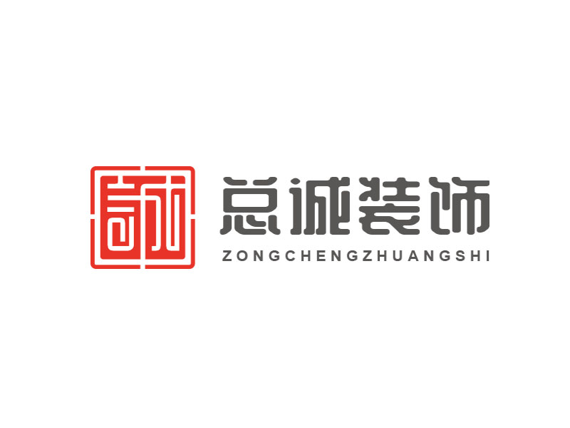 朱紅娟的上海總誠裝飾材料有限公司logologo設(shè)計