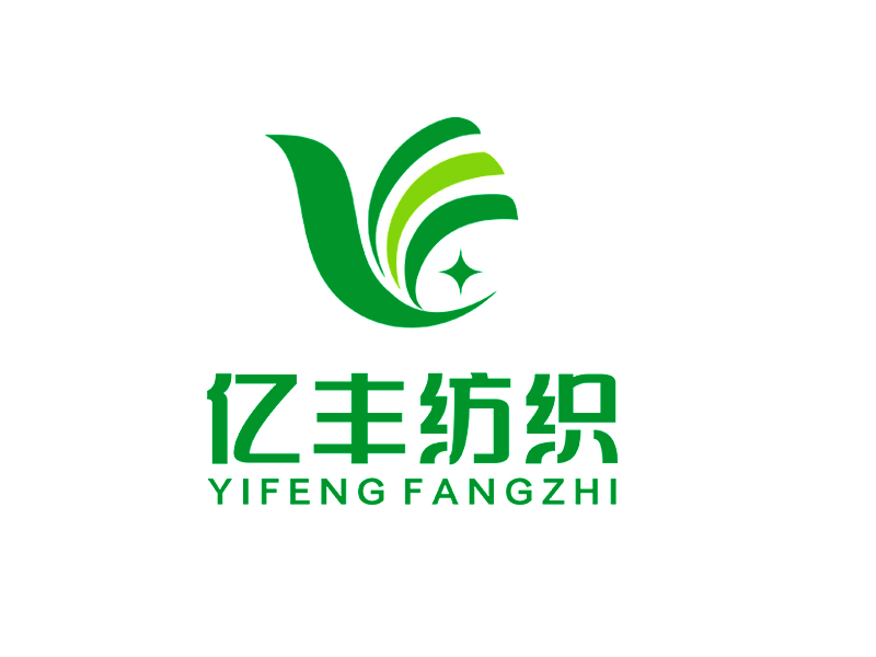 李杰的全稱:郎溪億豐紡織有限公司logo設計