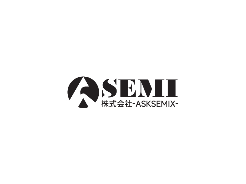 楊忠的株式會社ASKSEMIXlogo設(shè)計