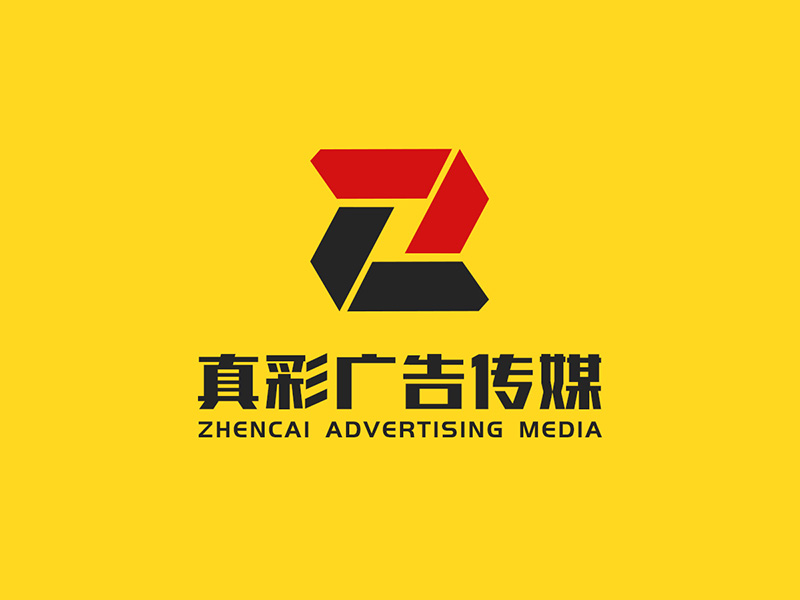 吳曉偉的真彩廣告傳媒logo設計