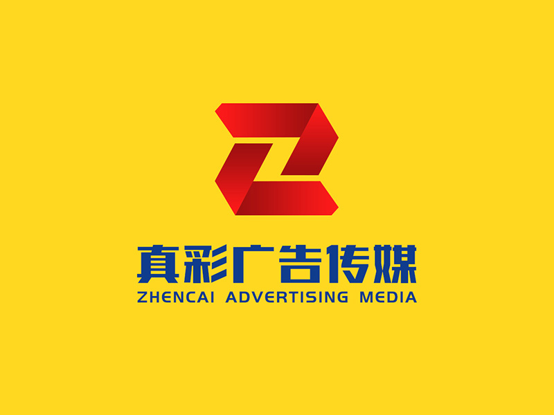 吳曉偉的真彩廣告傳媒logo設計