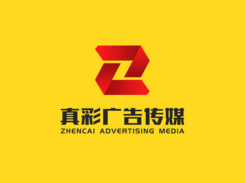 吳曉偉的真彩廣告傳媒logo設計