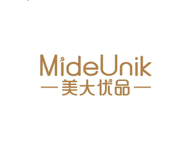 張俊的MideUnik   美大優品logo設計