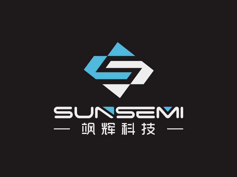 何嘉健的Sunsemi/颯輝科技(蘇州)有限公司logo設計