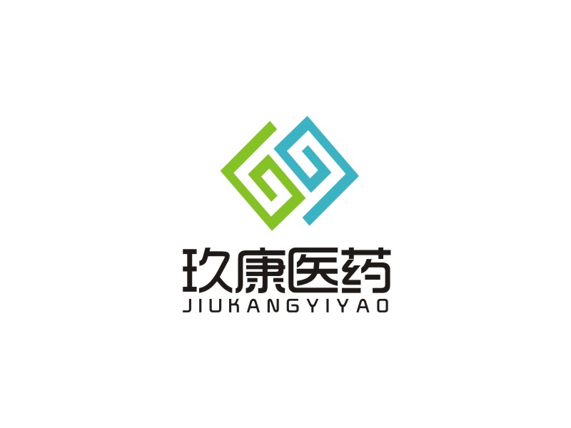 李泉輝的廣州玖康醫(yī)藥研究有限公司logo設計