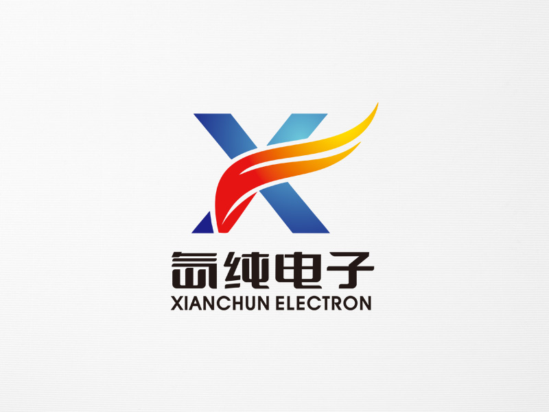 郭慶忠的江蘇氙純電子材料有限公司logo設計