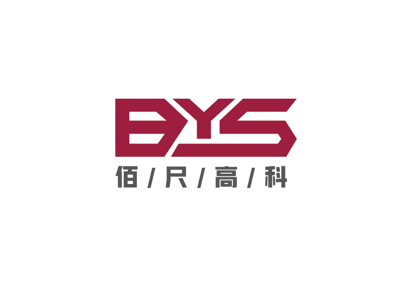 李寧的BYS     ----佰尺高科（北京）科技有限公司logo設(shè)計