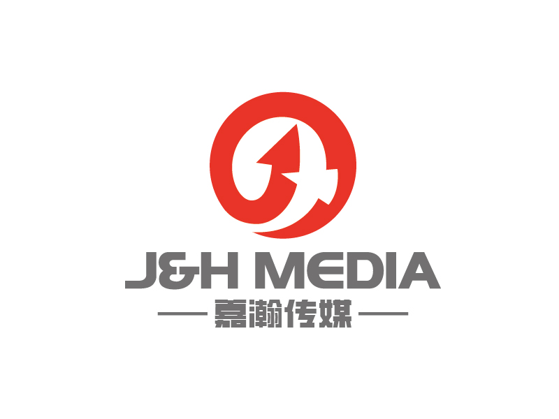 張俊的J&H Media 嘉瀚傳媒logo設計