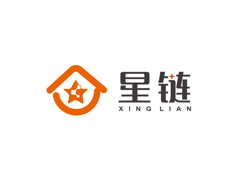 深圳市星鏈房地產經紀有限公司logo設計